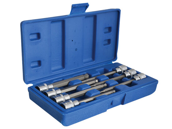 3/8in Drive Extra Long Hex Ball Socket Bit Set, 7 Piece - Image 3
