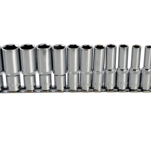 3/8in Drive Deep Socket Set, 13 Piece - Image 2