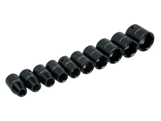 1/2in Metric Impact Socket Set 9-27mm, 10 Piece - Image 2