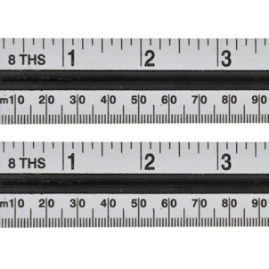 Aluminium Ruler 150mm (6in) - Image 2