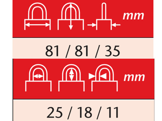 20/80mm Diskus® Plus Padlock Carded - Image 2