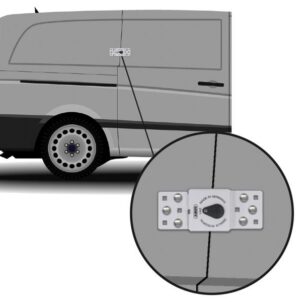 142 Series Sliding Door Van Lock & 26/70mm Diskus® Padlock