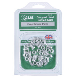 GH003 Cropped Glaze Bolts & Nuts Pack of 20