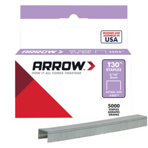 T30 Staples 305IP 8mm (5/16in) (Box 5000)