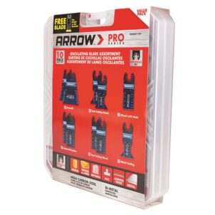 Oscillating Multi-Tool Blade Assortment Set, 10 Piece