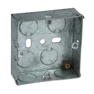 Metal Switch Box 16mm (Pack 20)