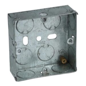Metal Socket Box 25mm (Pack 10)