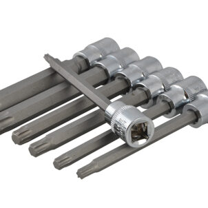 3/8in Drive Extra Long TORX Socket Bit Set, 7 Piece - Image 2