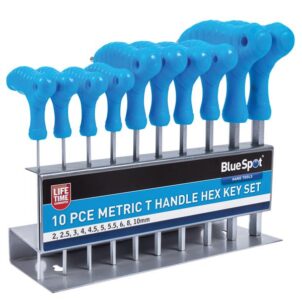 Metric T-Handle Hex Key Set, 10 Piece - Image 4