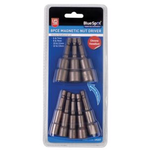 Magnetic 1/4in Nut Driver Set, 8 Piece