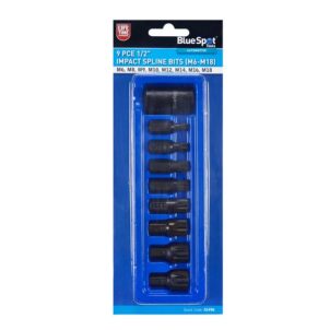 1/2in Impact Spline Bit Set, 9 Piece - Image 2