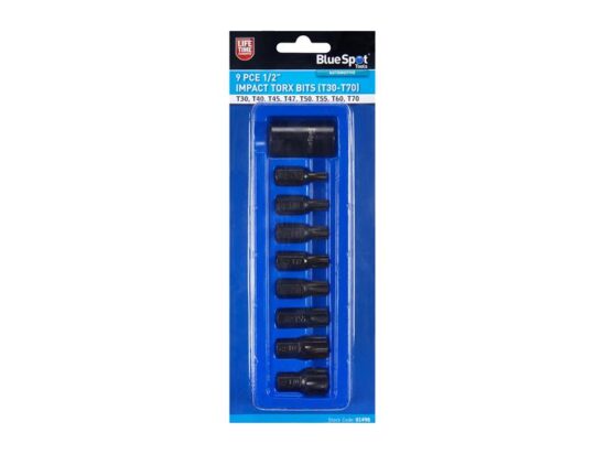 1/2in Impact TORX Bit Set, 9 Piece - Image 2