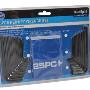 Metric & Imperial Hexagon Key Pouch Set, 25 Piece - Image 2