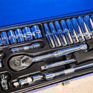 1/4in Metric Socket Set, 24 Piece