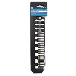 3/8in Drive Spline Socket Set Metric, 10 Piece