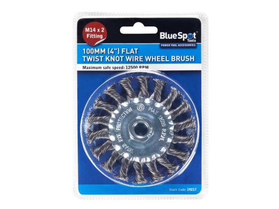 Flat Twist Knot Wire Wheel 100mm M14 X 2