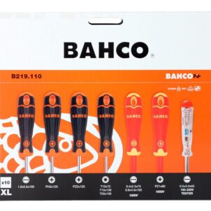B219.110 BAHCOFIT XL Screwdriver Set, 10 Piece