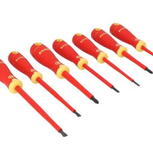 B220.007 BAHCOFIT Insulated Screwdriver Set, 7 Piece