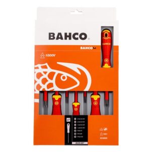 B220.007 BAHCOFIT Insulated Screwdriver Set, 7 Piece - Image 2