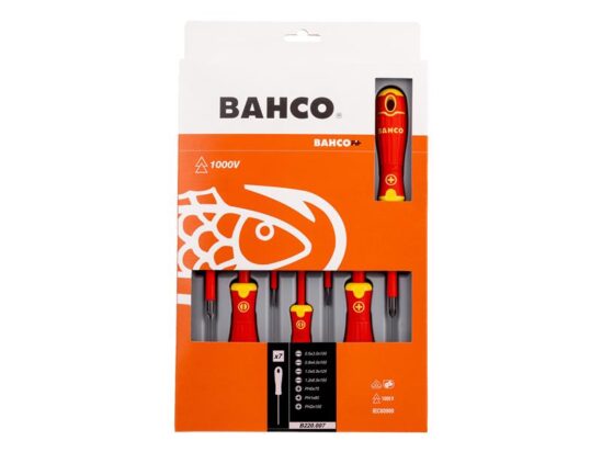 B220.007 BAHCOFIT Insulated Screwdriver Set, 7 Piece - Image 2