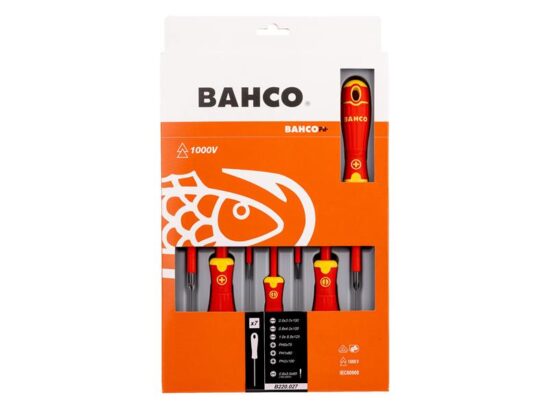 B220.027 BAHCOFIT Insulated Screwdriver Set, 7 Piece - Image 2