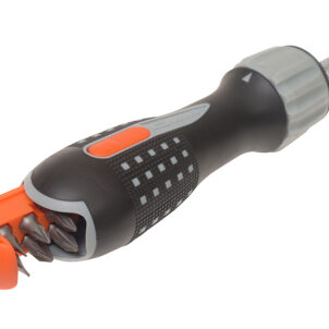 808050L LED Ratchet Screwdriver & 6 Bits
