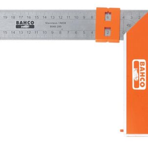 9048-200 Aluminium Block & Steel Try Square 200mm (8in)