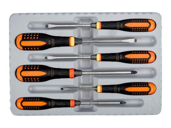 BE-9881TB ERGO™ Through Blade Screwdriver Set, 6 Piece - Image 2