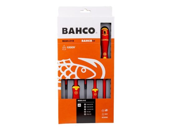 B220.015 BAHCOFIT Insulated Screwdriver Set, 5 Piece - Image 2