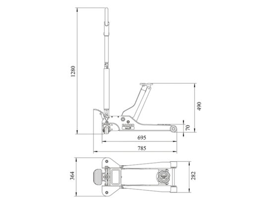 BH12000 Extra Low Jack 2T - Image 2