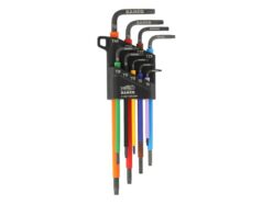 C1997TORX/9P Long TORX® Coloured L-Key Set, 9 Piece