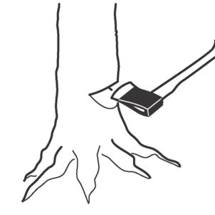 Felling Axe Ash Handle FGS 1.8-810 2.4kg