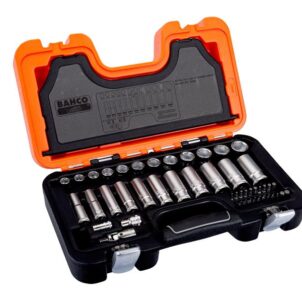 S330L 3/8in Deep Drive Socket Set, 53 Piece