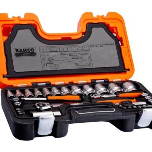 S560 1/4 & 1/2in Drive Socket Set, 56 Piece