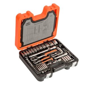 S910 1/4 & 1/2in Drive Socket & Spanner Set, 92 Piece - Image 2