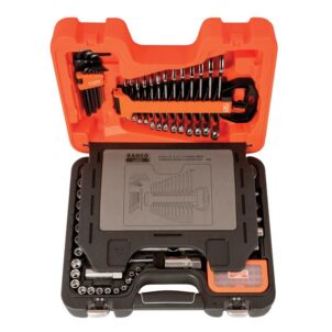 S95 1/4in & 1/2in Drive Socket & Mech Set, 95 Piece