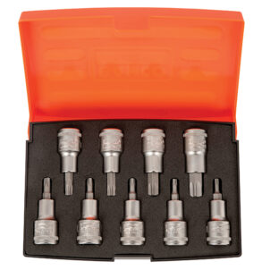 S9TORX 1/2in Drive Socket Set, 9 Piece