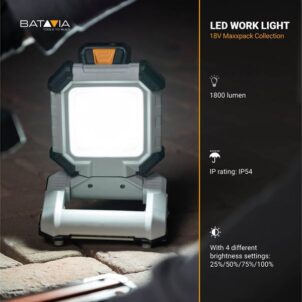 MAXXPACK LED Work Light 18V Bare Unit - Image 3