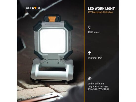 MAXXPACK LED Work Light 18V Bare Unit - Image 3