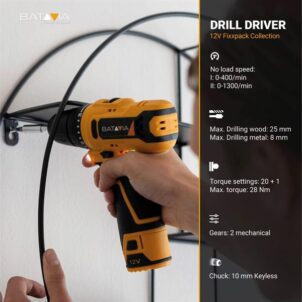FIXXPACK Drill Driver 12V Bare Unit - Image 3