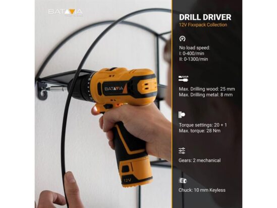FIXXPACK Drill Driver 12V Bare Unit - Image 3