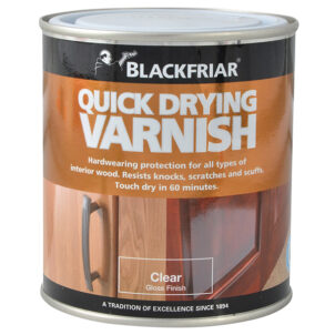 Quick Drying Duratough Interior Varnish Clear Gloss 500ml