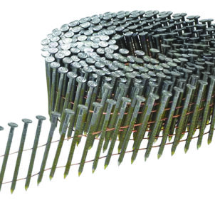 Galvanised Ring Shank Coil Nails 2.3 x 50mm (Pack 13,200)