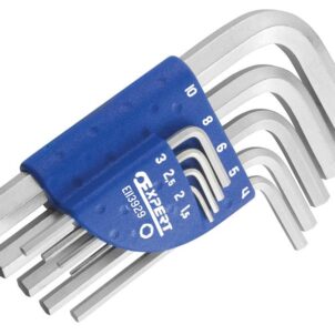 Metric Hexagon Key Short Arm Set, 9 Piece