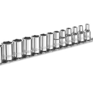 1/4in Drive Socket Set, 13 Piece