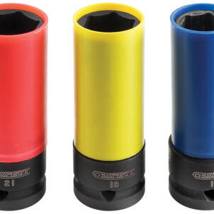 1/2in Drive Deep Impact Socket Set, 3 Piece