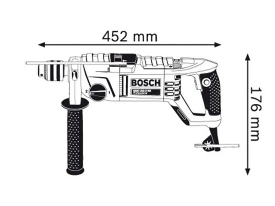 GSB 162-2RE Professional Impact Drill 1500W 240V - Image 2