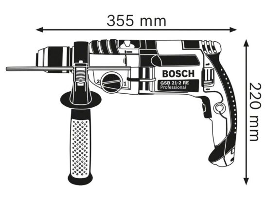 GSB 21-2 RE Professional Impact Drill 1100W 110V - Image 2