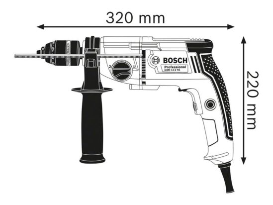GBM 13-2 RE Professional Rotary Drill 750W 110V