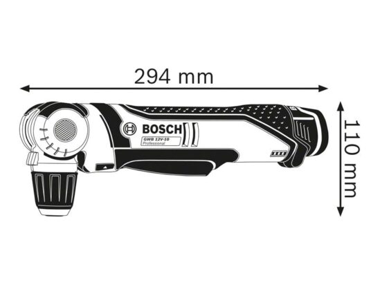 GWB 12V-10 Professional Angle Drill 12V Bare Unit - Image 2